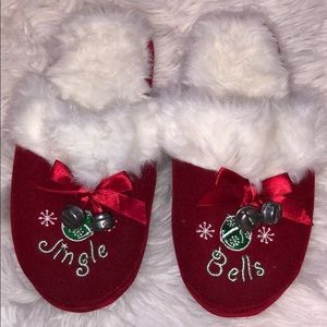 Jingle Bell Christmas Soft Slippers